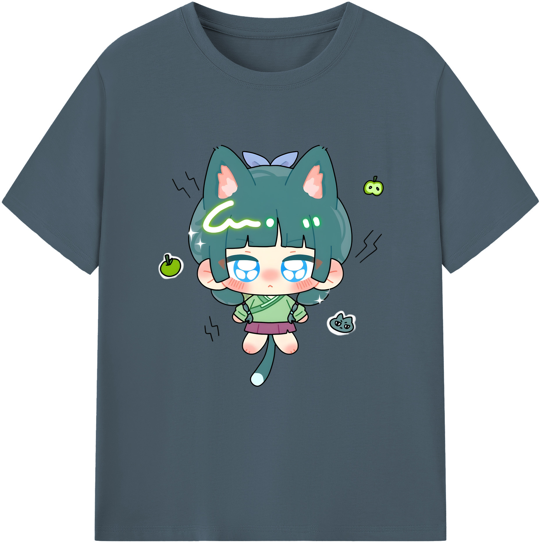 （画像用） 薬屋のひとりごと The Apothecary Diaries 綿100％半袖Tシャツ（フロントプリント）